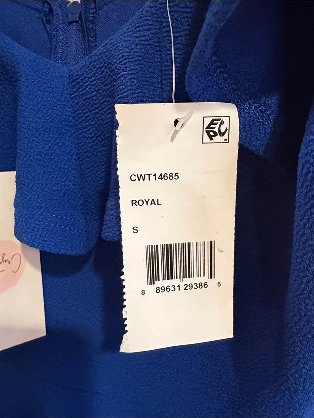 Crystal Doll Cobalt Blue double Ruffle Fit-and-Flare Mini Dress - Picture 2 of 10